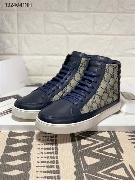 gucci mens shoes thunr blu|black and white gucci shoes.